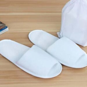 Hotel bedroom slippers