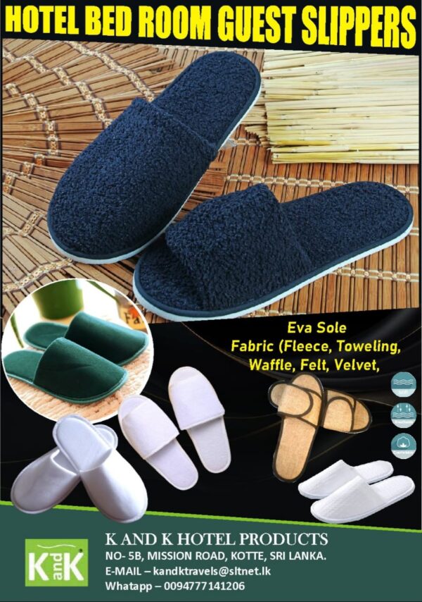 Hotel bedroom slippers - Image 9
